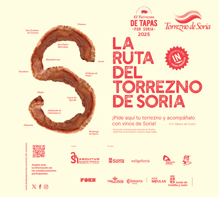La Ruta del Torrezno de Soria se consolida como un itinerario turístico y gastronómico permanente que impulsa la provincia durante todo el año