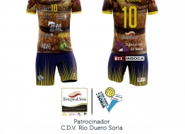 La nueva camiseta que vestirán los líberos del C.D.V. Río Duero Soria de la Superliga Masculina

