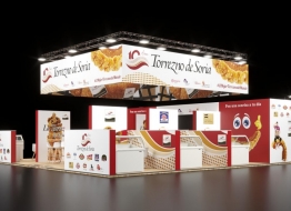 Torrezno de Soria crece en Alimentaria con un stand de 132 metros y una mayor presencia de las empresas de la Marca de Garantía
